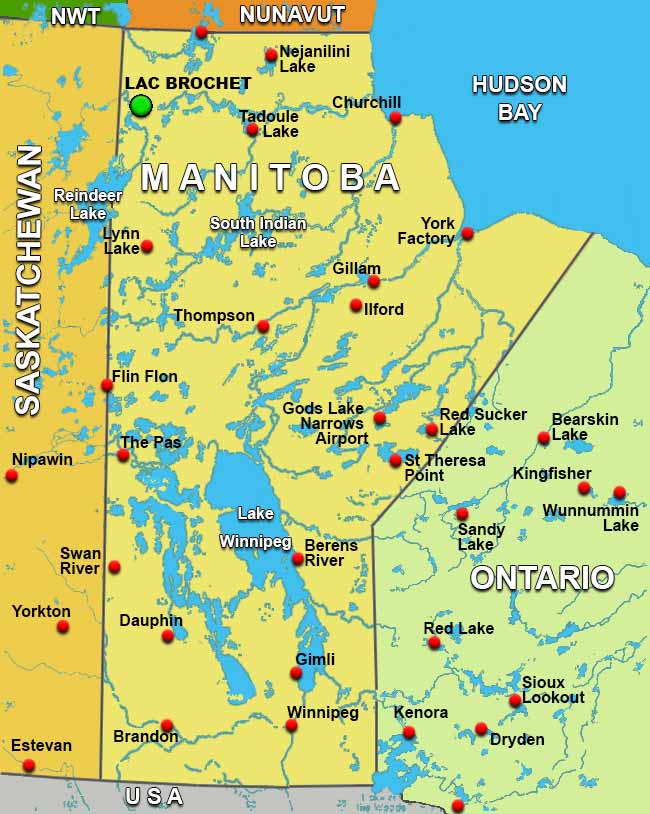 Charter Flights To Lac Brochet Manitoba /Charter Flight Network